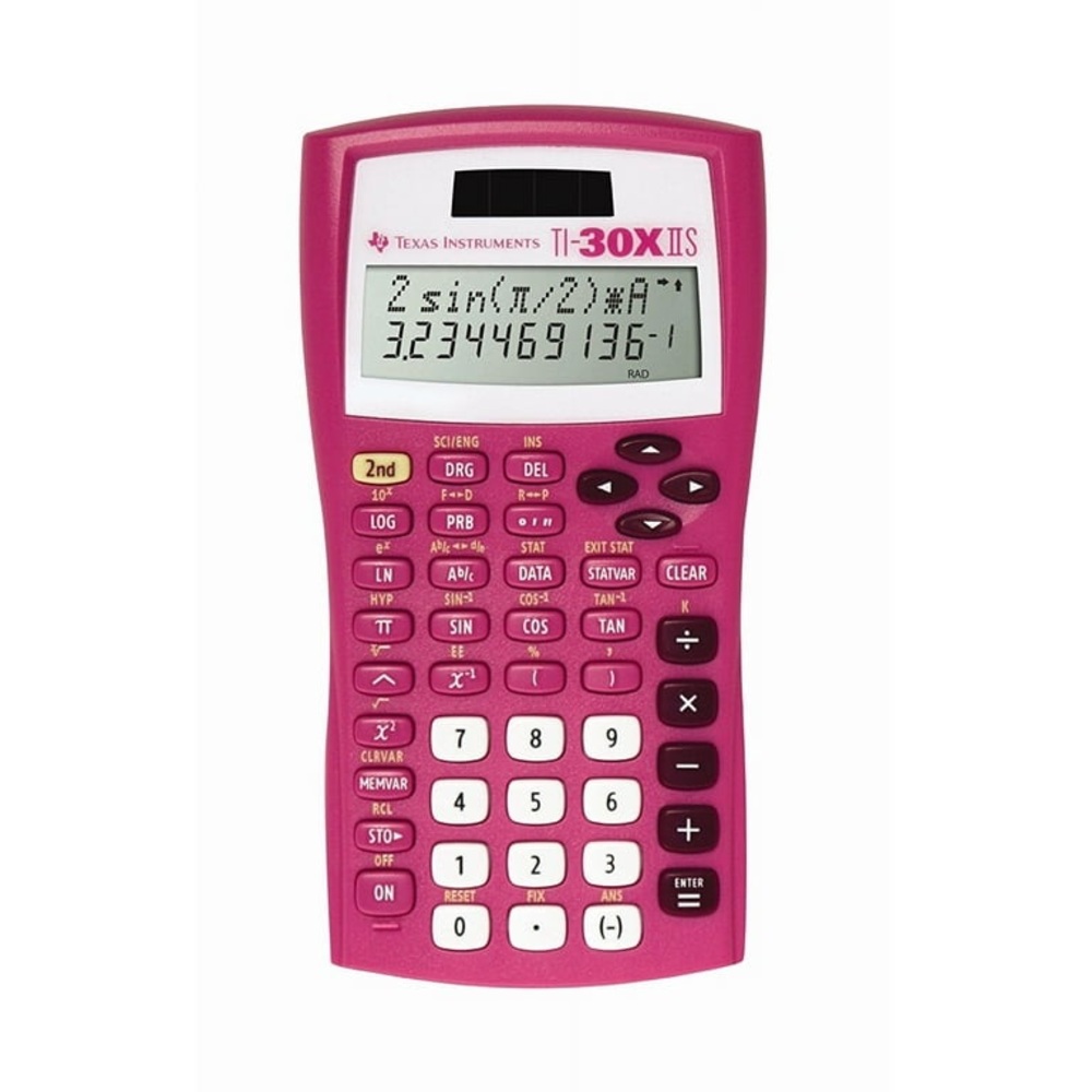 Texas Instruments TI-30X IIS Scientific Calculator Pink Working